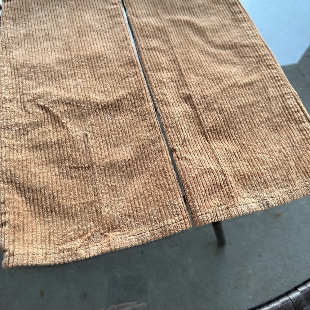 SOLD🤎L'AGENCE Oriana Corduroy High Rise Straight Leg Jean Pants in Tan - Size 25 - Picture 11 of 16